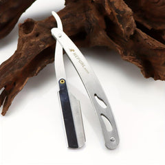 Professional Manual Straight Razor Folding Stainless Steel Facial Hair Removal