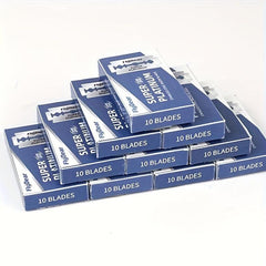 20pcs Men's Safety Razor Blades Stainless Steel Double Edge Shaving Blades