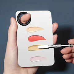 Makeup Palette Set with Spatula Tool for Nail Art Eye Shadow Mixing