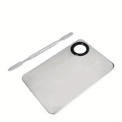 Makeup Palette Set with Spatula Tool for Nail Art Eye Shadow Mixing