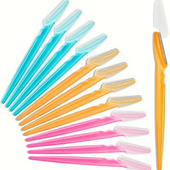 12 Pc Eyebrow Razor Set Exfoliating Tool for Women & Men