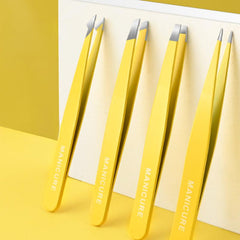 4 in 1 Professional Stainless Steel Eyebrow Tweezers Set