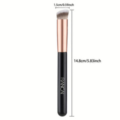 Angled Face Blush Bronzer Kabuki Brush for Contouring & Highlighting