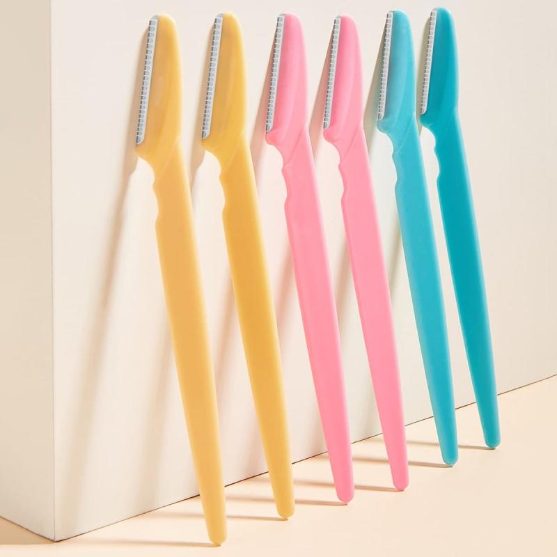 6-Pack Eyebrow Facial Razor for Women Face