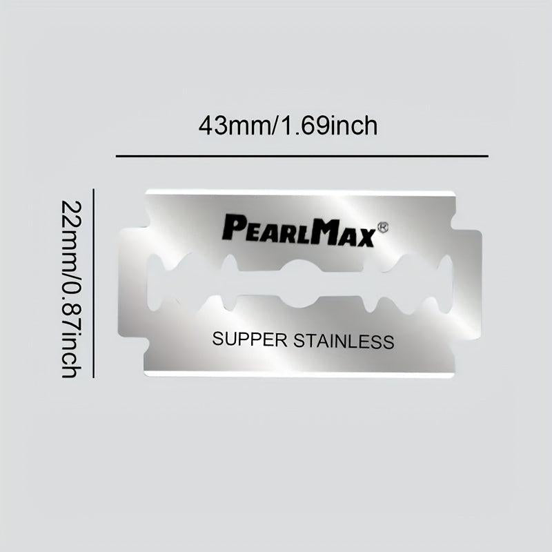 10 Double Edge Razor Blades Men's Safety Stainless Steel Shaving Blades