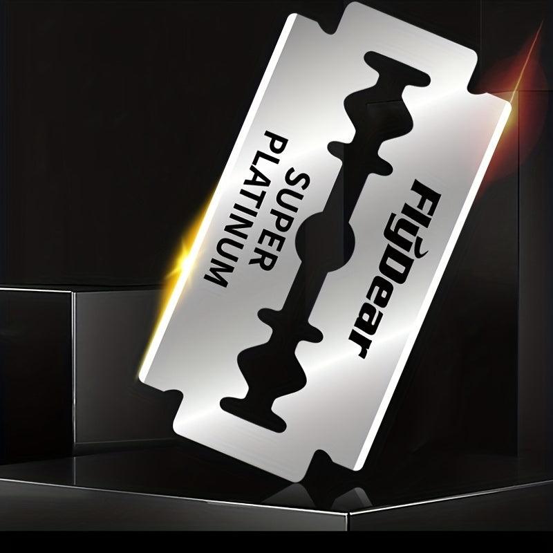 10 Double Edge Razor Blades Men's Safety Stainless Steel Shaving Blades