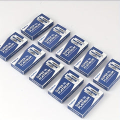 10 Double Edge Razor Blades Men's Safety Stainless Steel Shaving Blades