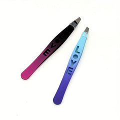Gradient Letter Eyebrow Tweezers Precision Beauty Tool