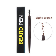 Men Beard Filling Pen Pencil Filler Facial Shaping Brown Coverage Enhancer
