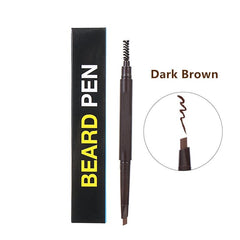Men Beard Filling Pen Pencil Filler Facial Shaping Brown Coverage Enhancer