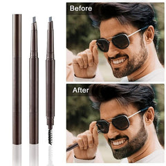 Men Beard Filling Pen Pencil Filler Facial Shaping Brown Coverage Enhancer