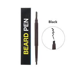 Men Beard Filling Pen Pencil Filler Facial Shaping Brown Coverage Enhancer