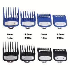 4pcs Clipper Guards Metal Clip for Wahl Clippers Full Size Universal Hair Clippe
