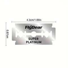 Double Edge Razor Blades for Barbers Stainless Steel Men's Safety Razor