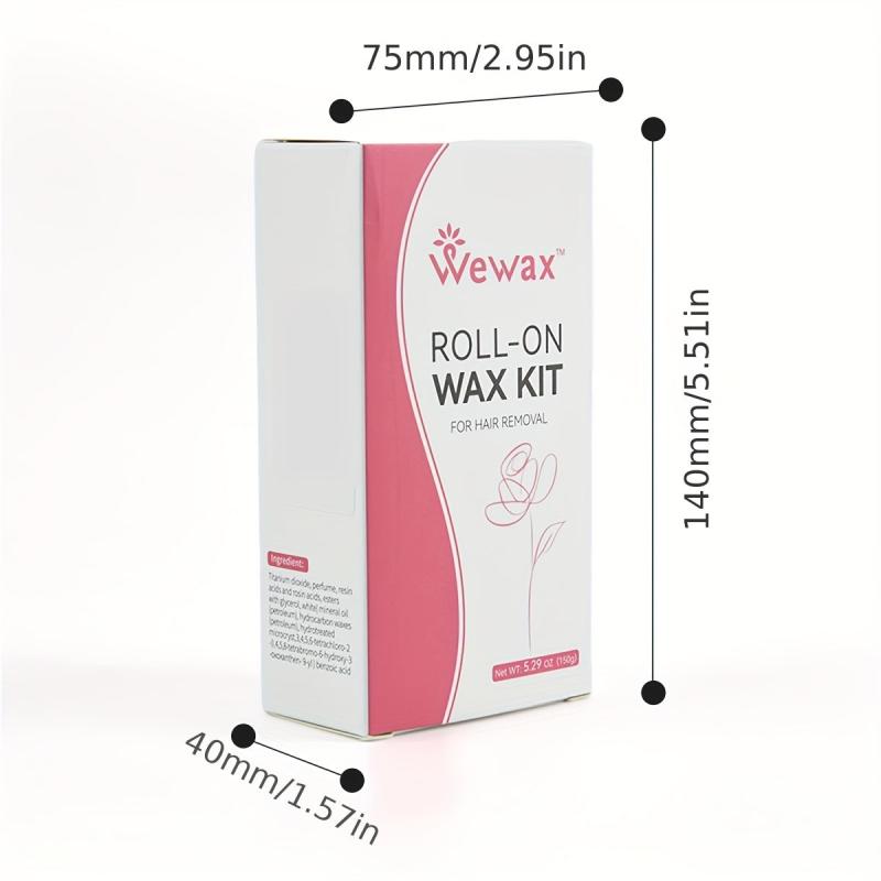 Roll On Wax Warmer Kit For Women & Men