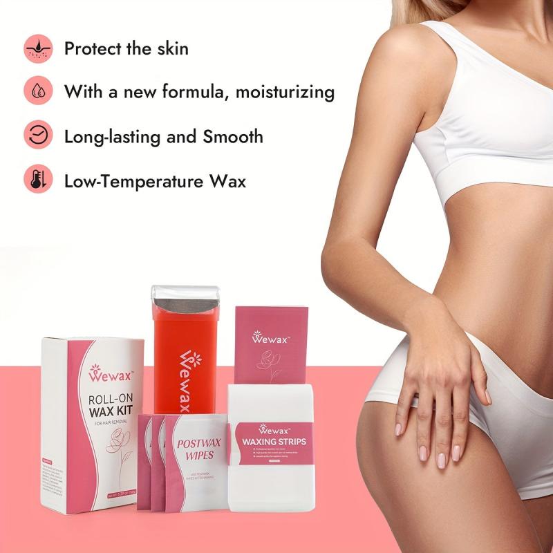 Roll On Wax Warmer Kit For Women & Men