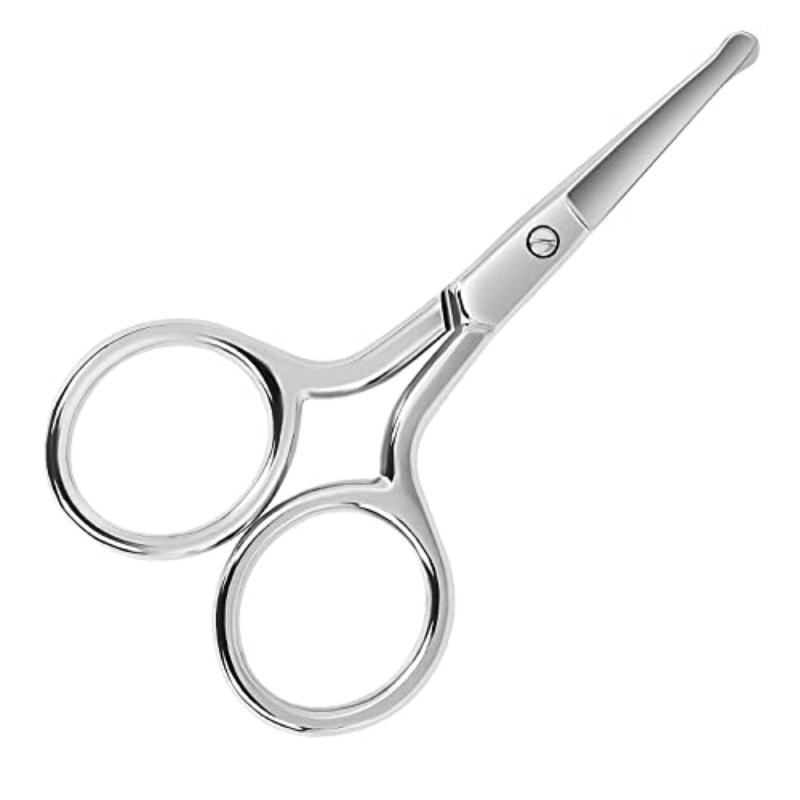 Small Scissors Eyebrow Nose Hair Round Tip Professional Grooming