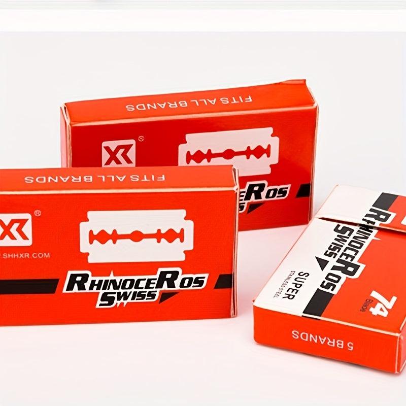 5 Double Edge Razor Blades for Men's Safety Razor Stainless Steel Shaving Blades