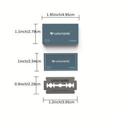 Platinum Double Edge Razor Blades - Sharp Stainless Steel Blades
