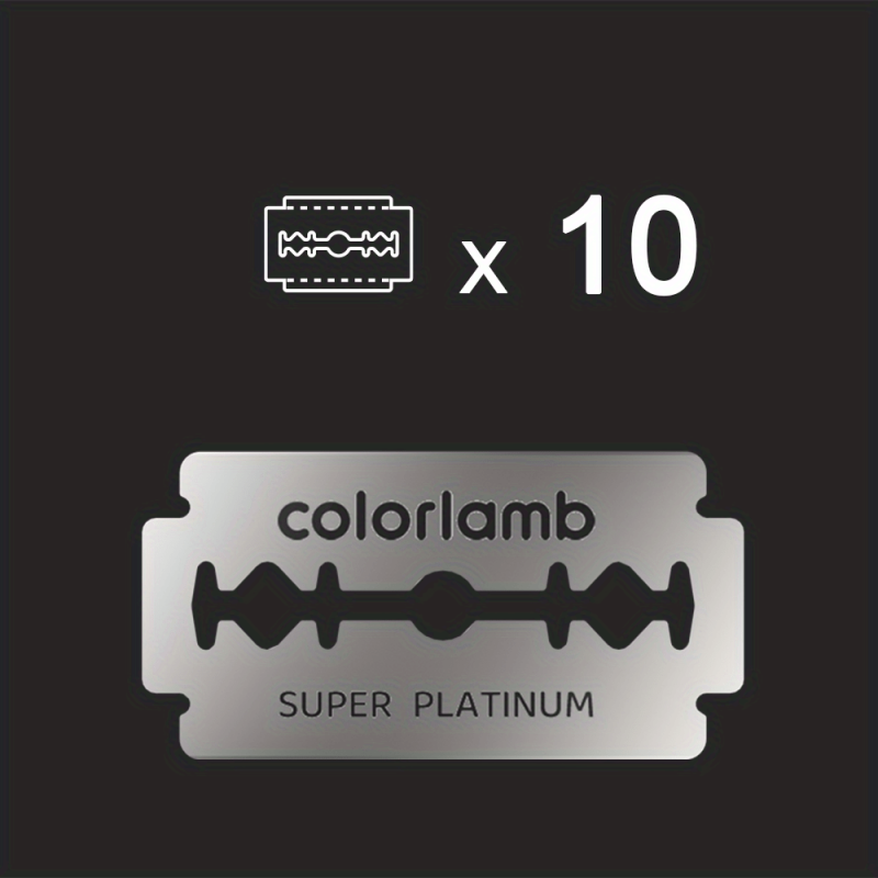 Platinum Double Edge Razor Blades - Sharp Stainless Steel Blades