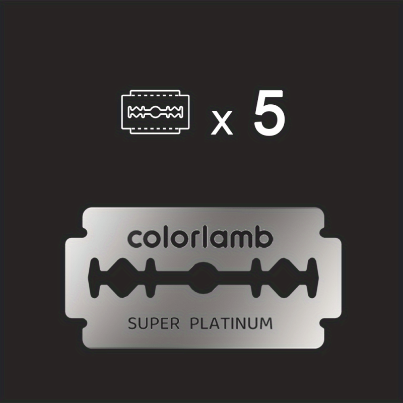 Platinum Double Edge Razor Blades - Sharp Stainless Steel Blades