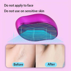 Nano Glass Hair Grinder Manual Epilator - Wet & Dry - Home Hair Removal Tool