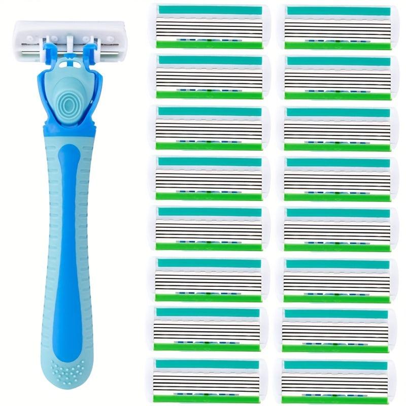 6-Layer Blades Razor Stainless Steel Men Razor