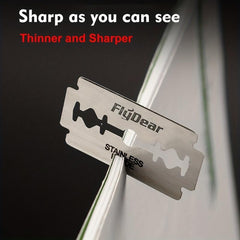 100 Count Double Edge Razor Blades for Men - Platinum Stainless Steel