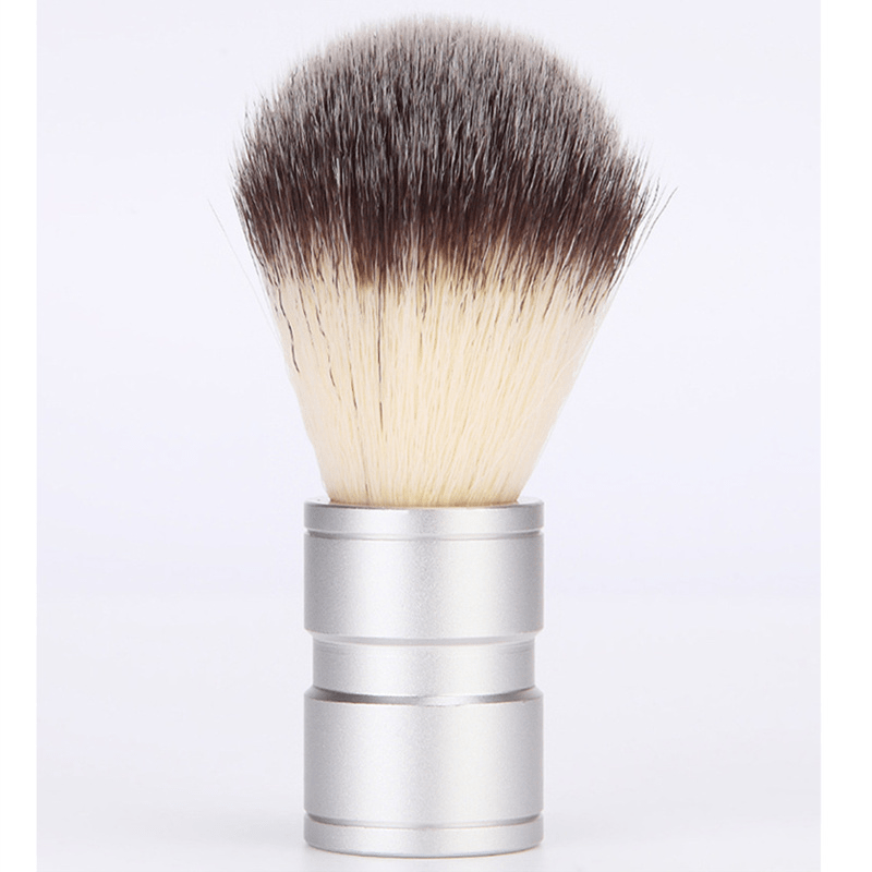 Professional Shaving Kit Nylon Hair Brush Stainless Steel Shaving Bowl