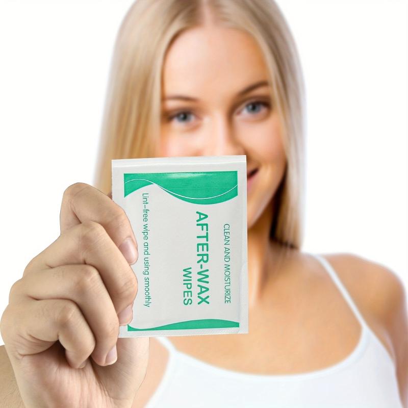 10 Pcs Wax Removal Wipes - Body Waxing Pre and Post Wax Remover