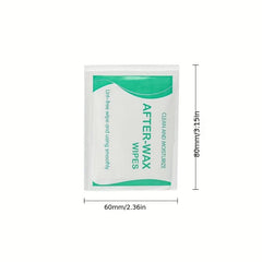 10 Pcs Wax Removal Wipes - Body Waxing Pre and Post Wax Remover