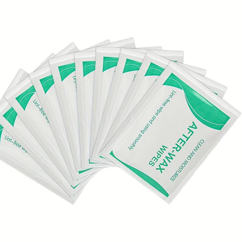 10 Pcs Wax Removal Wipes - Body Waxing Pre and Post Wax Remover