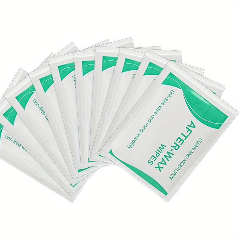 10 Pcs Wax Removal Wipes - Body Waxing Pre and Post Wax Remover