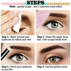 Portable Leaf Shaped Eyebrow Razor For Women Dermaplaning Tool