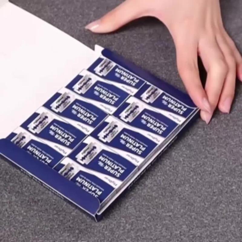 Double Edge Safety Razor Blades Stainless Steel - 10/20/30 Pcs