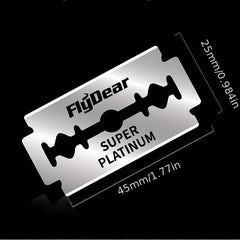 Double Edge Safety Razor Blades Stainless Steel - 10/20/30 Pcs