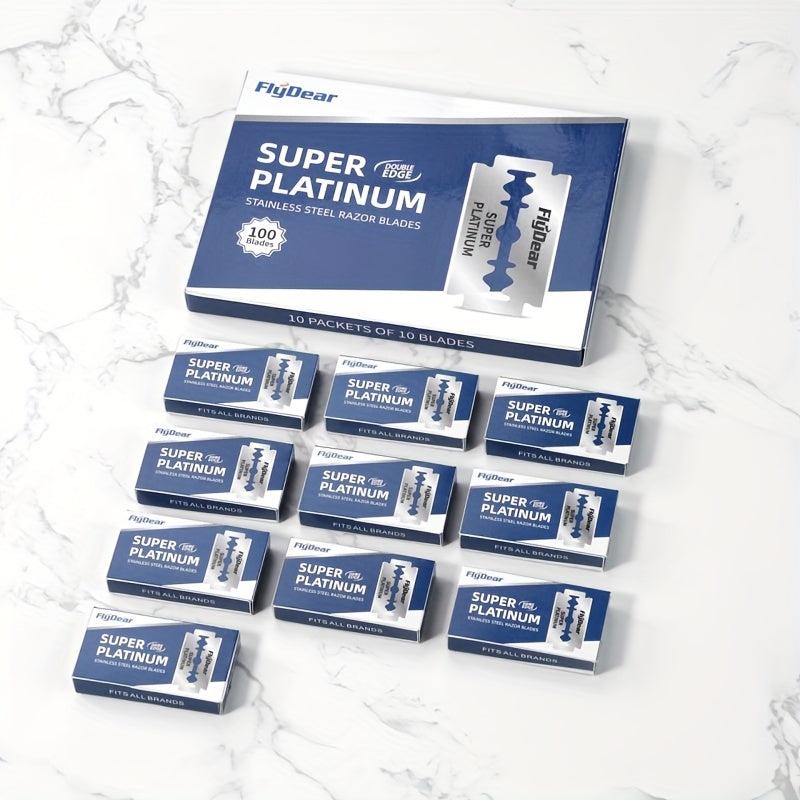 Double Edge Safety Razor Blades Stainless Steel - 10/20/30 Pcs