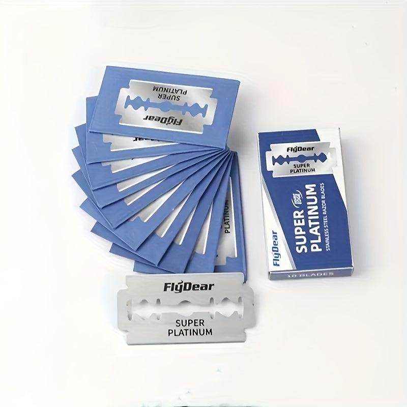 Double Edge Safety Razor Blades Stainless Steel - 10/20/30 Pcs