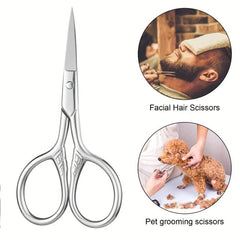 Stainless Steel Grooming Scissors Set for Men Women Pets