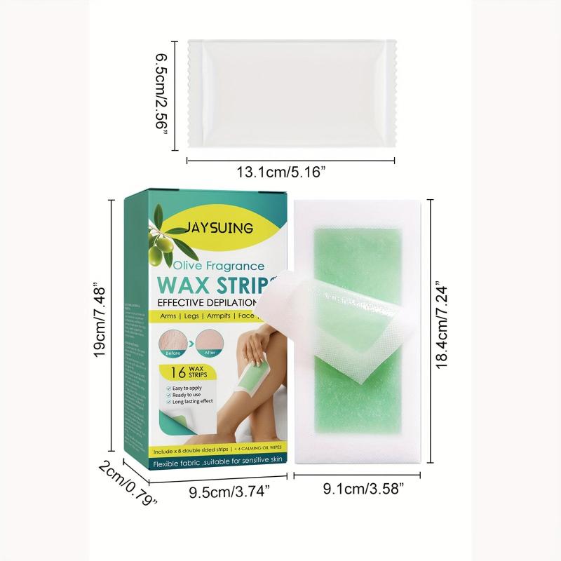 Facial Body Wax Strips All Skin Types Lip Hair Removal Strips