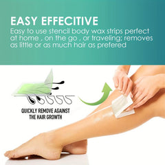Facial Body Wax Strips All Skin Types Lip Hair Removal Strips