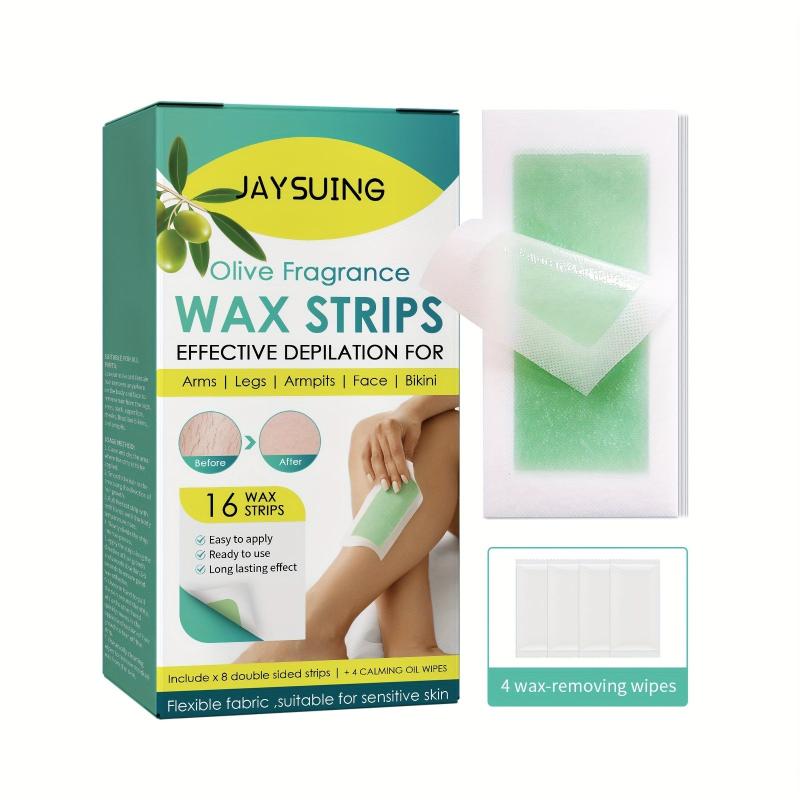 Facial Body Wax Strips All Skin Types Lip Hair Removal Strips
