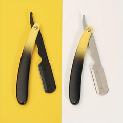 Foldable Hair Blade Barber Straight Razor Holder For Shaving
