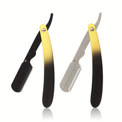 Foldable Hair Blade Barber Straight Razor Holder For Shaving