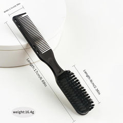 Men's Beard & Barber Comb Brush Portable Cleaning Brush