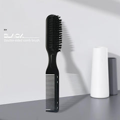Men's Beard & Barber Comb Brush Portable Cleaning Brush