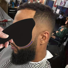 Hairline Shape Trim Card Curve Hairline Template Men Beard Shaping Optimizer