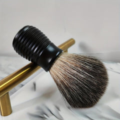 Soft Nylon Hair Shaving Brush with Metal Handle