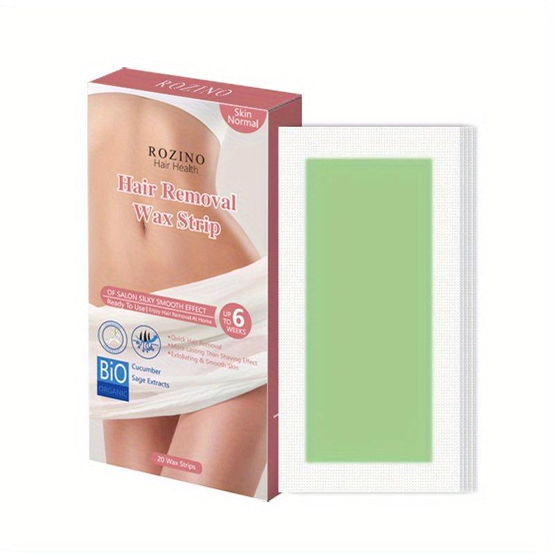 Body Wax Strips Gentle Waxing Kit for Hair Removal 20 Sheets