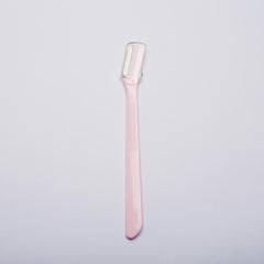 Stainless Steel Eyebrow Razor with Protective Cover